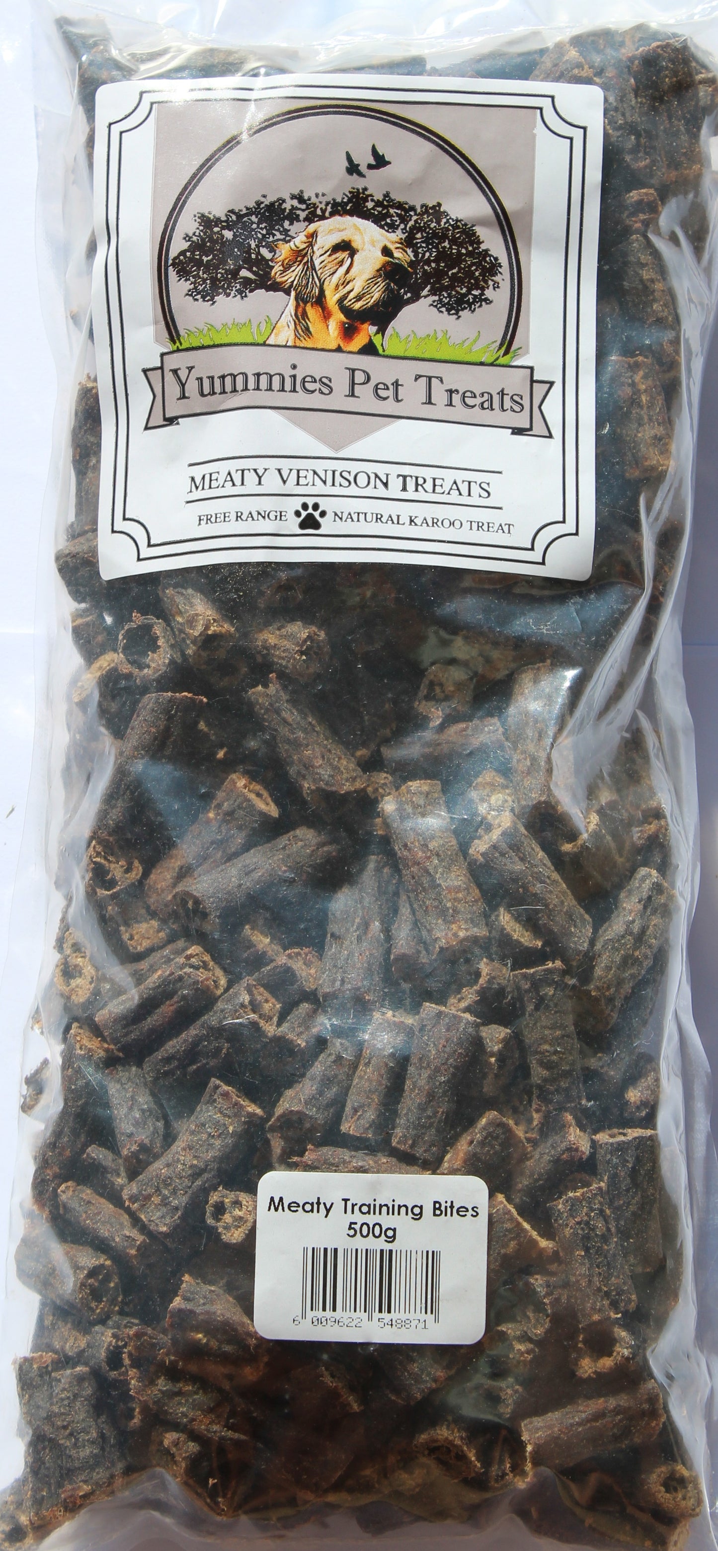 Meaty venison treats training bites 500g