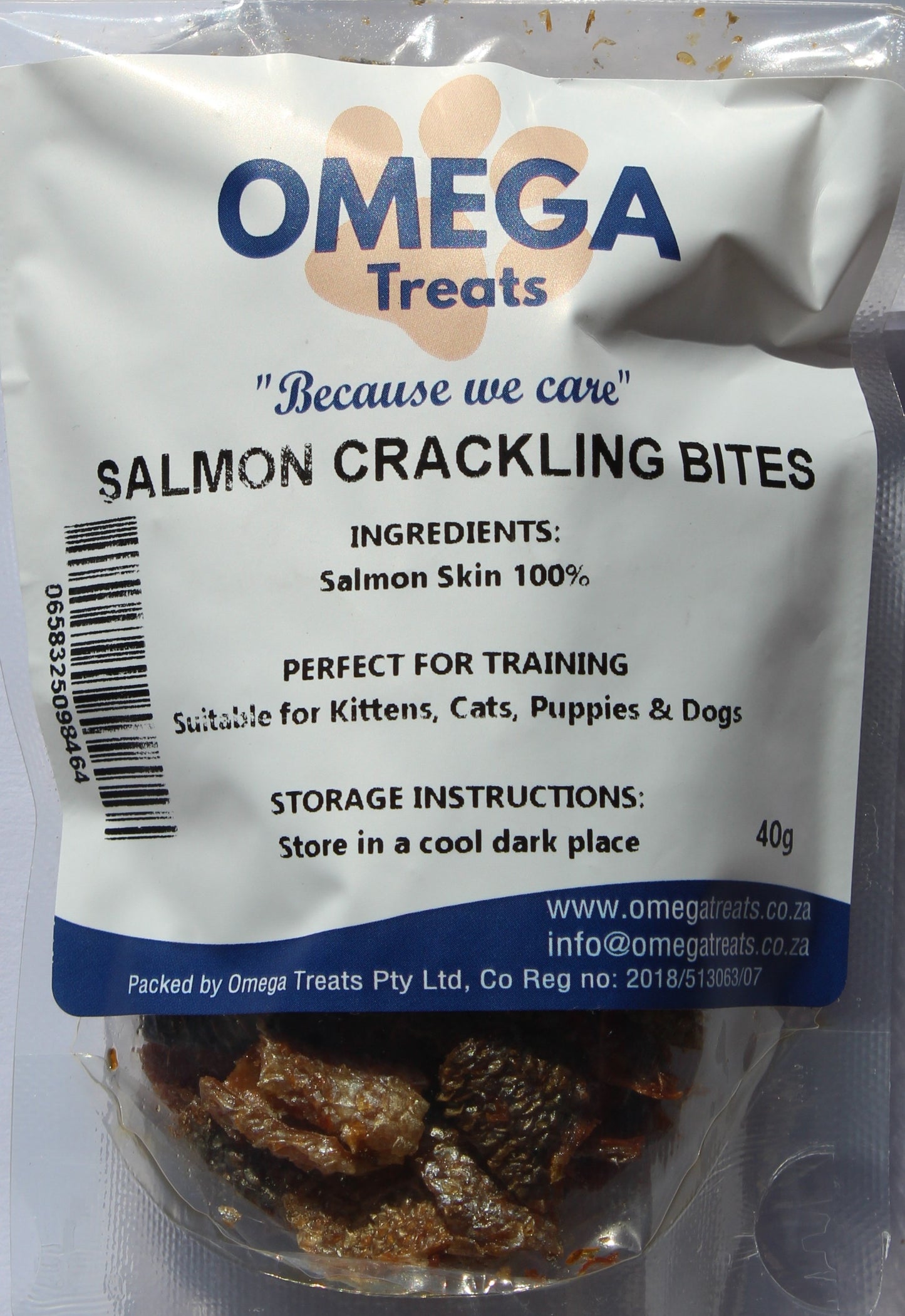 Salmon crackling bites 40g