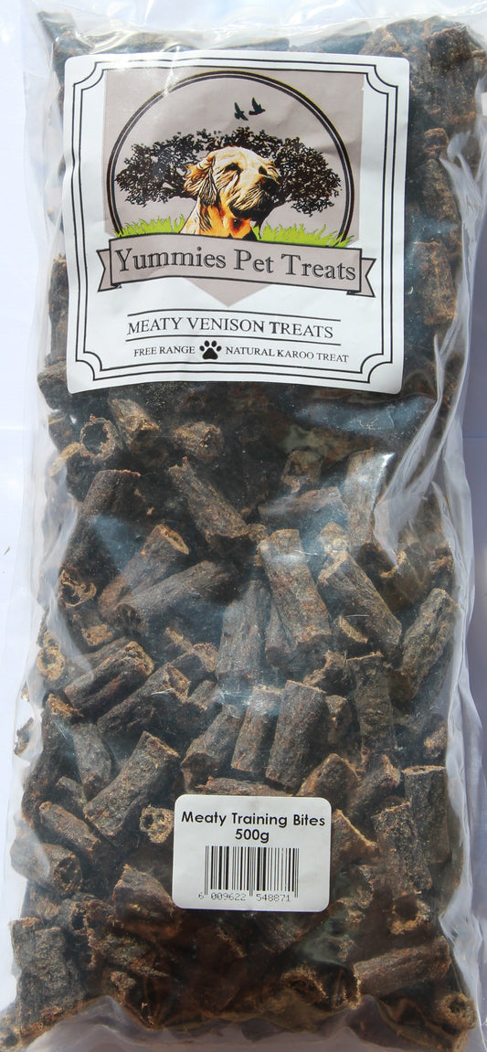 Meaty venison treats training bites 500g