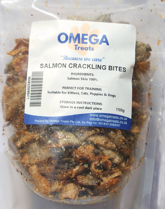 Salmon crackling bites 150g