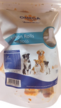 Salmon rolls for dogs 100g